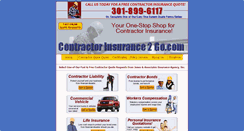 Desktop Screenshot of contractorinsurance2go.com
